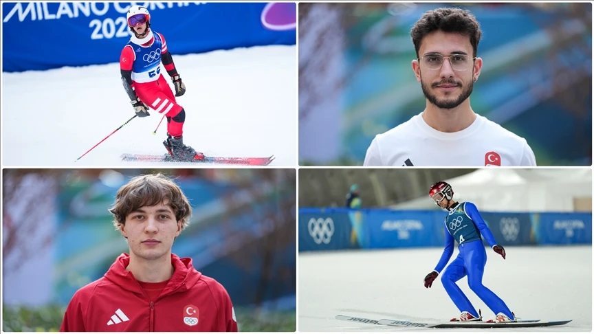 Milli sporcular, alp disiplini, kısa kulvar sürat pateni ve kayakla atlamada mücadele edecek